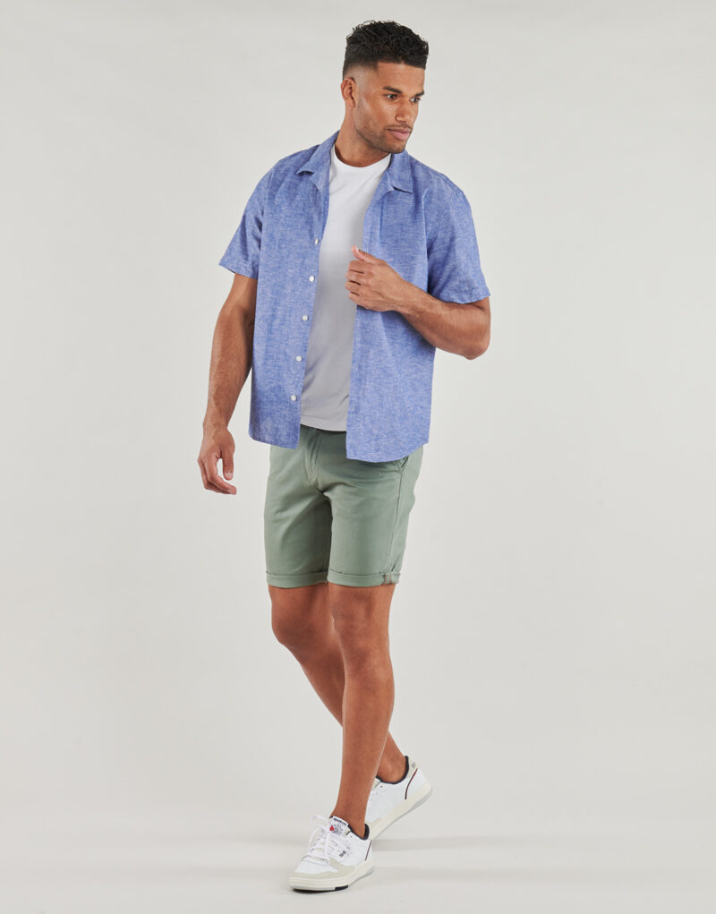 Selected SLHREGSUN Blau Kurzarmhemd Herren - 3