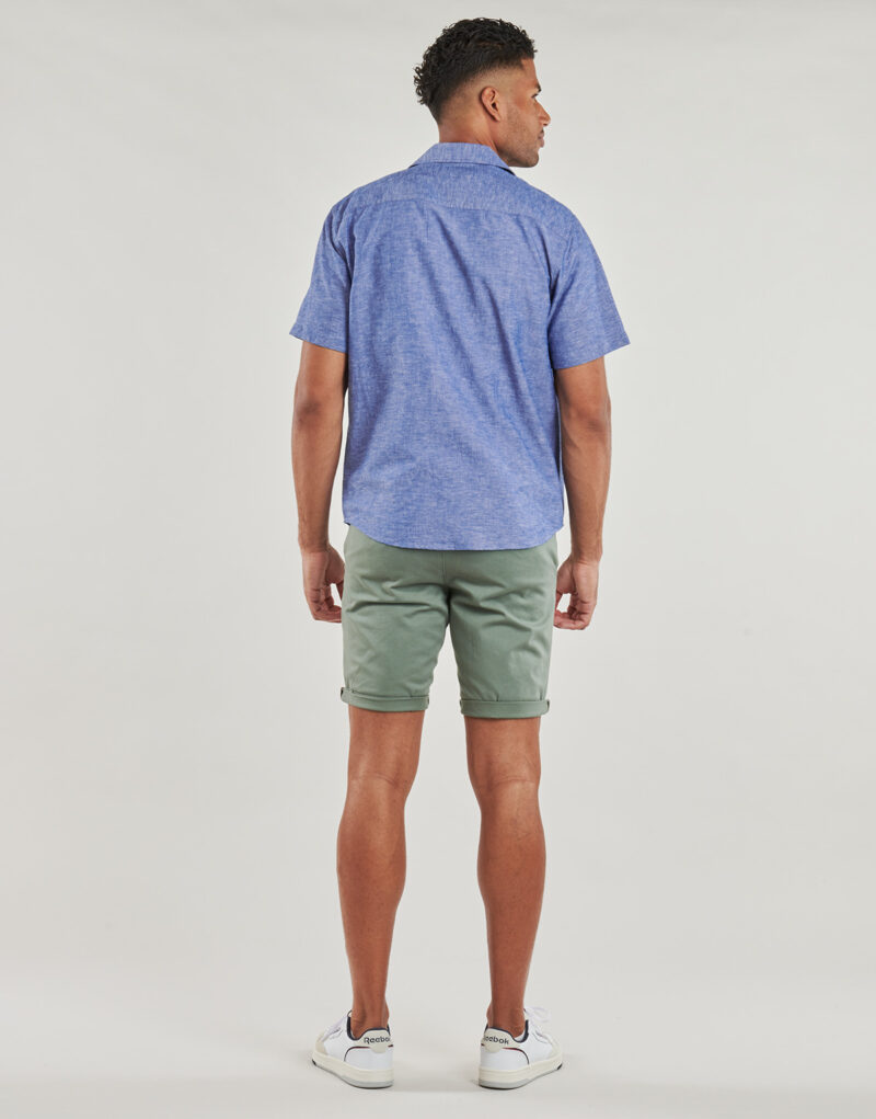 Selected SLHREGSUN Blau Kurzarmhemd Herren - 4