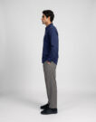 Lacoste Chemise en flanelle de coton regular fit Marine Camicia a maniche lunghe Uomo - 3