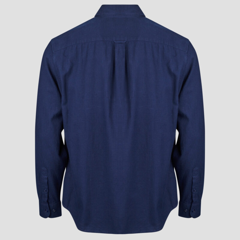 Lacoste Chemise en flanelle de coton regular fit Marine Camicia a maniche lunghe Uomo - 6