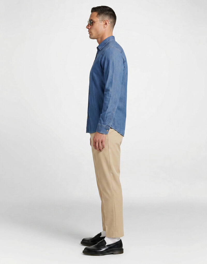 Pepe jeans ABEL CLASSIC SLIM SHIRT Blu Camicia a maniche lunghe Uomo - 3