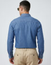 Pepe jeans ABEL CLASSIC SLIM SHIRT Blu Camicia a maniche lunghe Uomo - 4