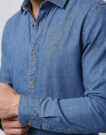 Pepe jeans ABEL CLASSIC SLIM SHIRT Blu Camicia a maniche lunghe Uomo - 5