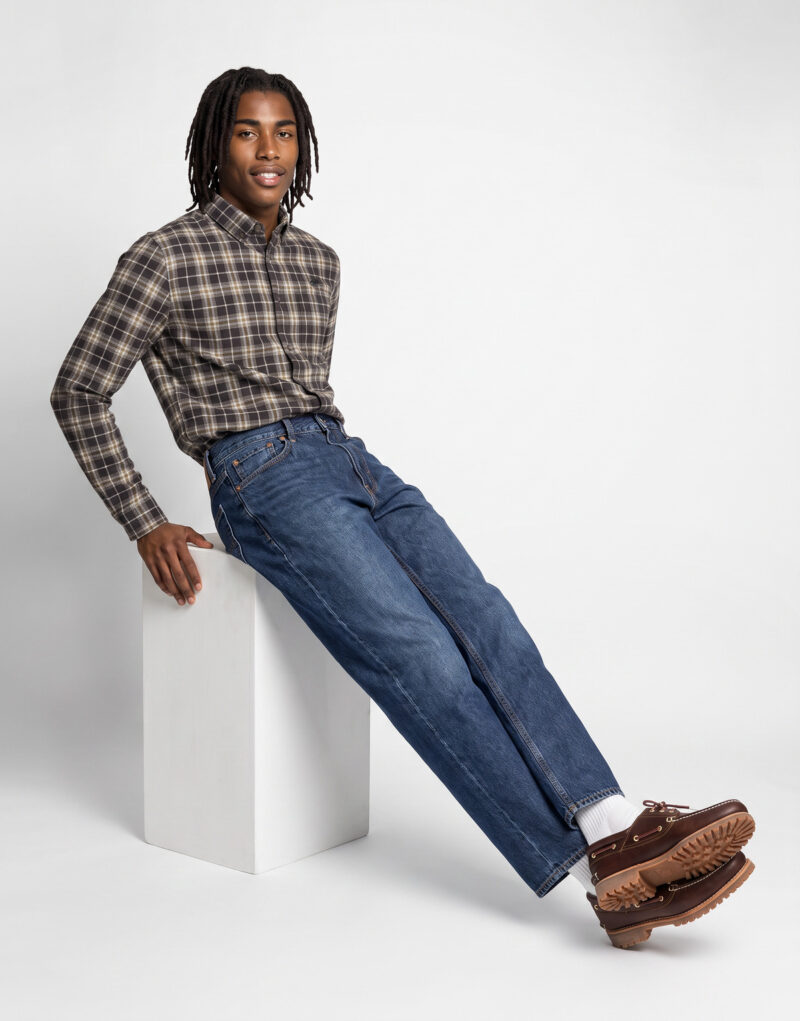 Timberland Flannel Check Shirt Nero Camicia a maniche lunghe Uomo - 3