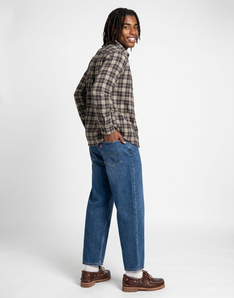 Timberland Flannel Check Shirt Nero Camicia a maniche lunghe Uomo - 4