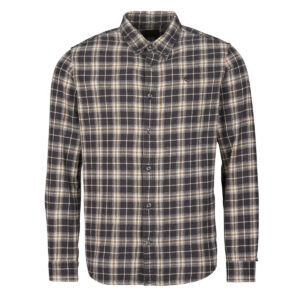 Camicia a maniche lunghe uomo Timberland  Flannel Check Shirt  Nero Timberland 198268936008