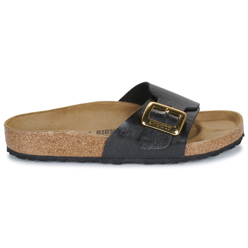 BIRKENSTOCK Catalina Cushion Buckle Birko-flor / Licorice / Regular Nero Ciabatta Donna - 2