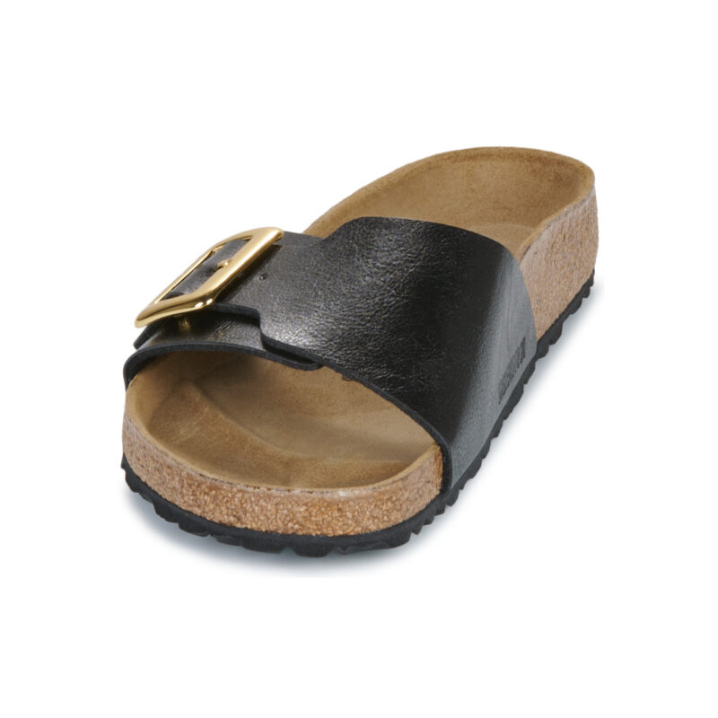 BIRKENSTOCK Catalina Cushion Buckle Birko-flor / Licorice / Regular Nero Ciabatta Donna - 3