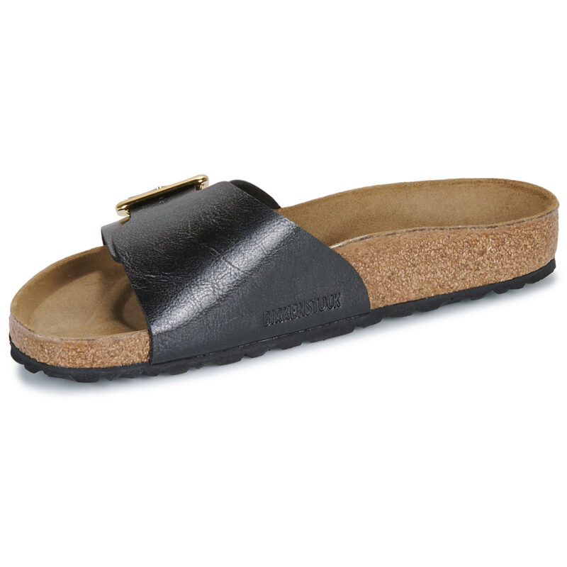 BIRKENSTOCK Catalina Cushion Buckle Birko-flor / Licorice / Regular Nero Ciabatta Donna - 4