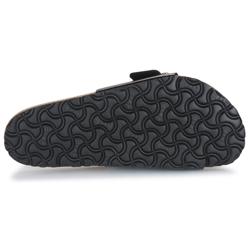 BIRKENSTOCK Catalina Cushion Buckle Birko-flor / Licorice / Regular Nero Ciabatta Donna - 7