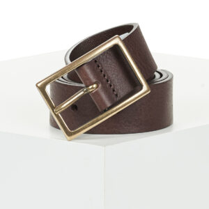Cintura    RECTANGLE BUCLKLE  Marrone