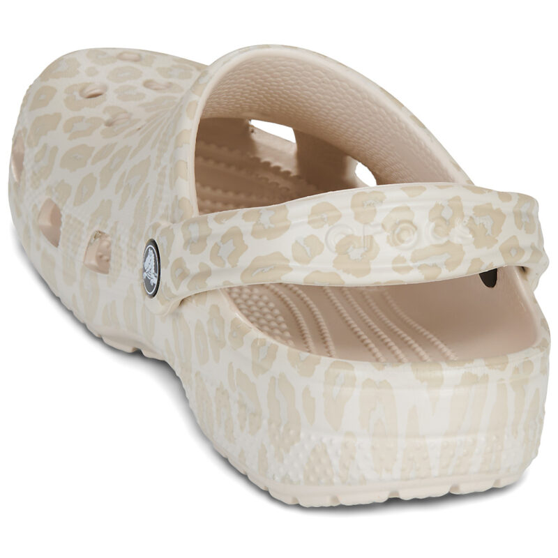 Crocs Classic Animal Clog Beige Zoccoli Donna - 5