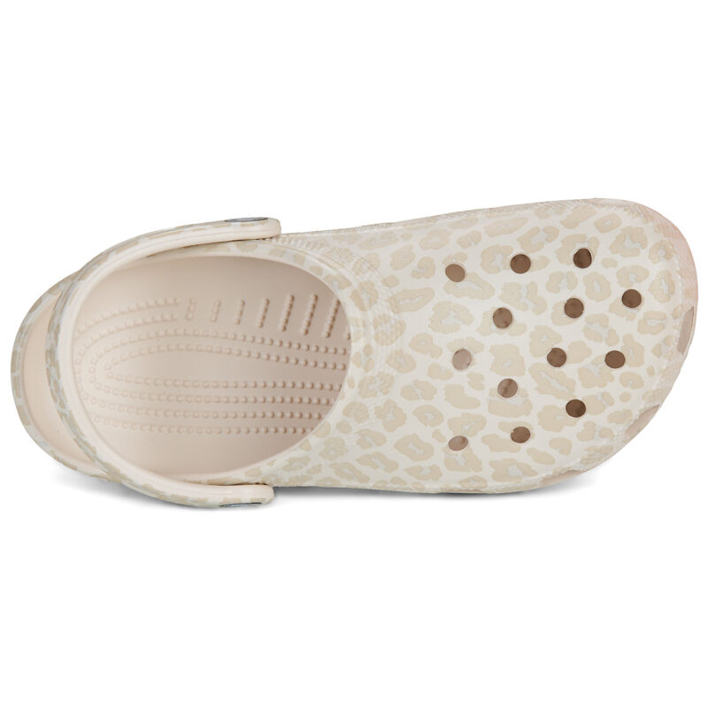 Crocs Classic Animal Clog Beige Zoccoli Donna - 6