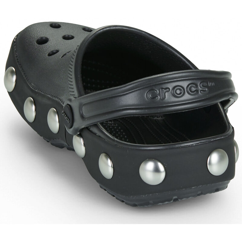 Crocs Classic Big Studded Clog Nero Zoccoli Donna - 5