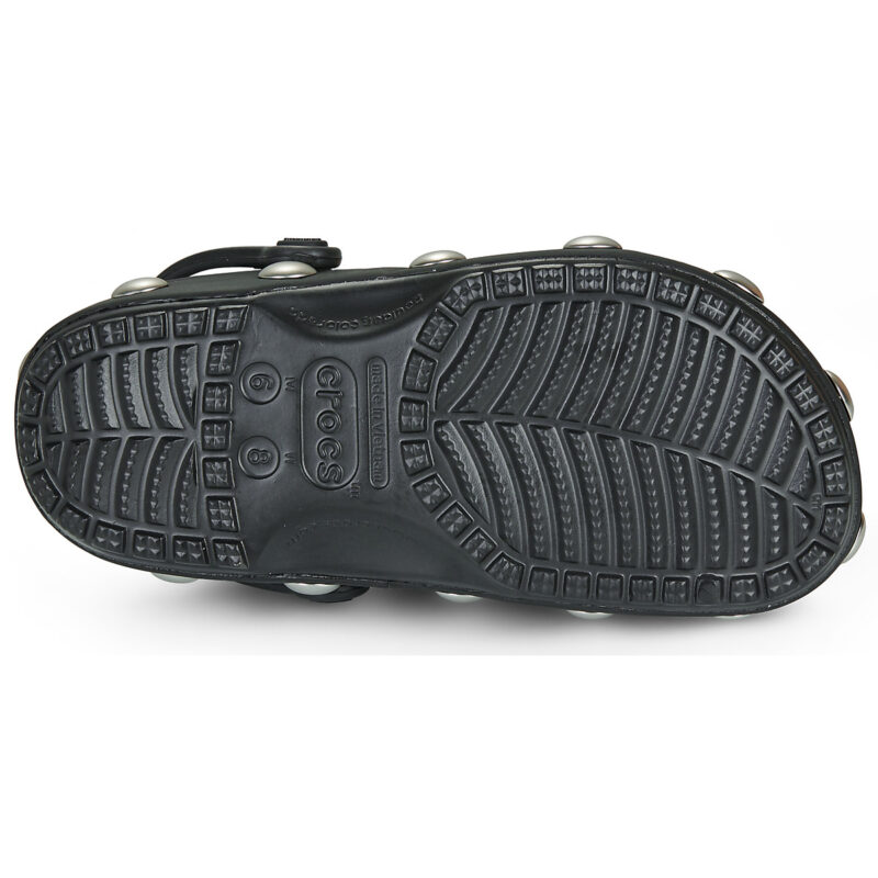 Crocs Classic Big Studded Clog Nero Zoccoli Donna - 7