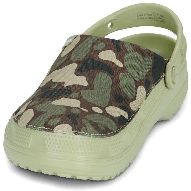 Crocs Classic Crafted Camo Clog Verde Zoccoli Donna - 3