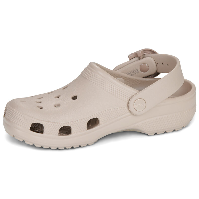 Crocs Classic Enamel Buckle Clog Beige Zoccoli Donna - 4