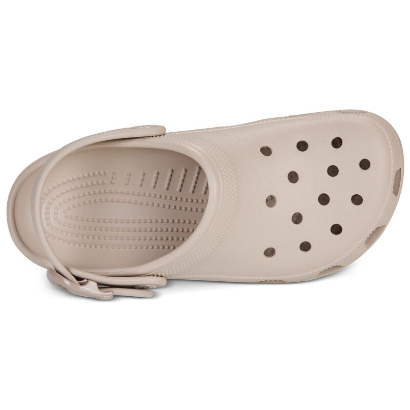Crocs Classic Enamel Buckle Clog Beige Zoccoli Donna - 6