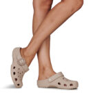 Crocs Classic Enamel Buckle Clog Beige Zoccoli Donna - 8