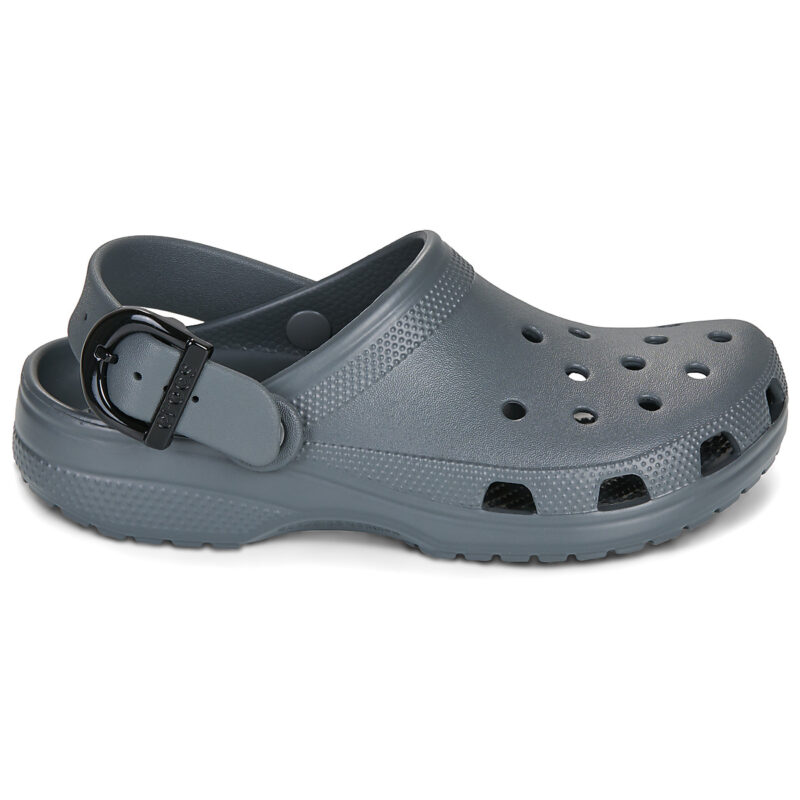 Crocs Classic Enamel Buckle Clog Grigio Zoccoli Donna - 2