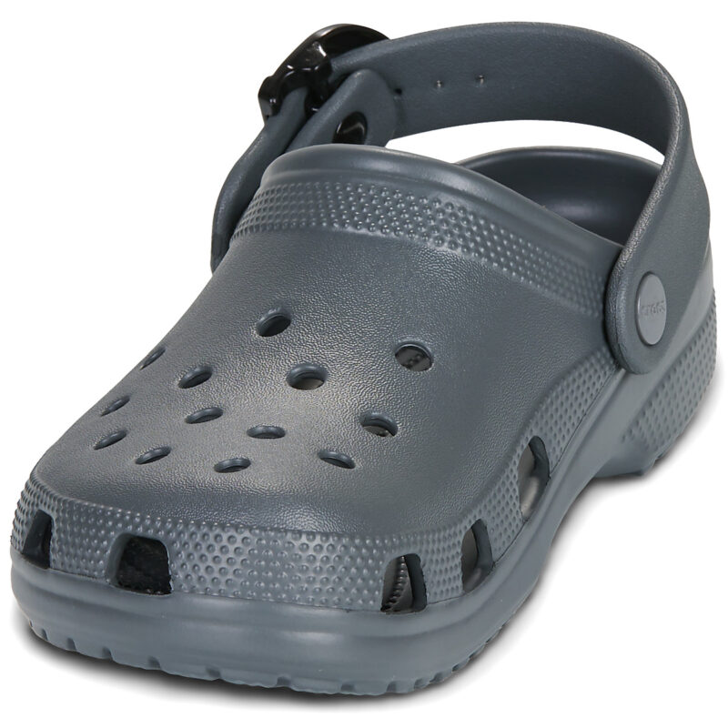 Crocs Classic Enamel Buckle Clog Grigio Zoccoli Donna - 3