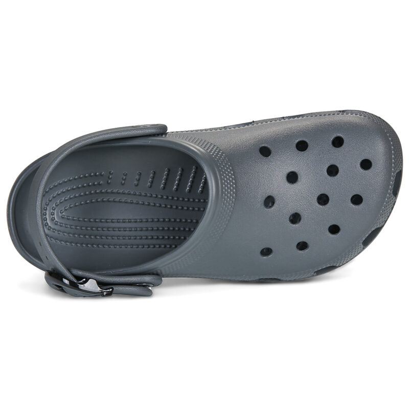 Crocs Classic Enamel Buckle Clog Grigio Zoccoli Donna - 6
