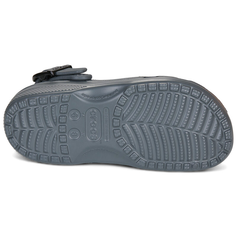 Crocs Classic Enamel Buckle Clog Grigio Zoccoli Donna - 7