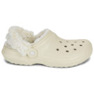 Crocs Classic Fleece Lined Clog Beige Zoccoli Donna - 2