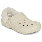 Crocs Classic Fleece Lined Clog Beige Zoccoli Donna - 1