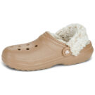 Crocs Classic Fleece Lined Clog Beige Zoccoli Donna - 4