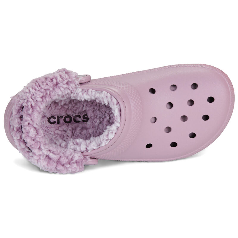 Crocs Classic Fleece Lined Clog Viola Zoccoli Donna - 6