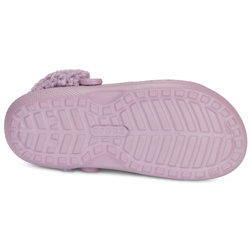 Crocs Classic Fleece Lined Clog Viola Zoccoli Donna - 7