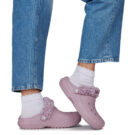 Crocs Classic Fleece Lined Clog Viola Zoccoli Donna - 8