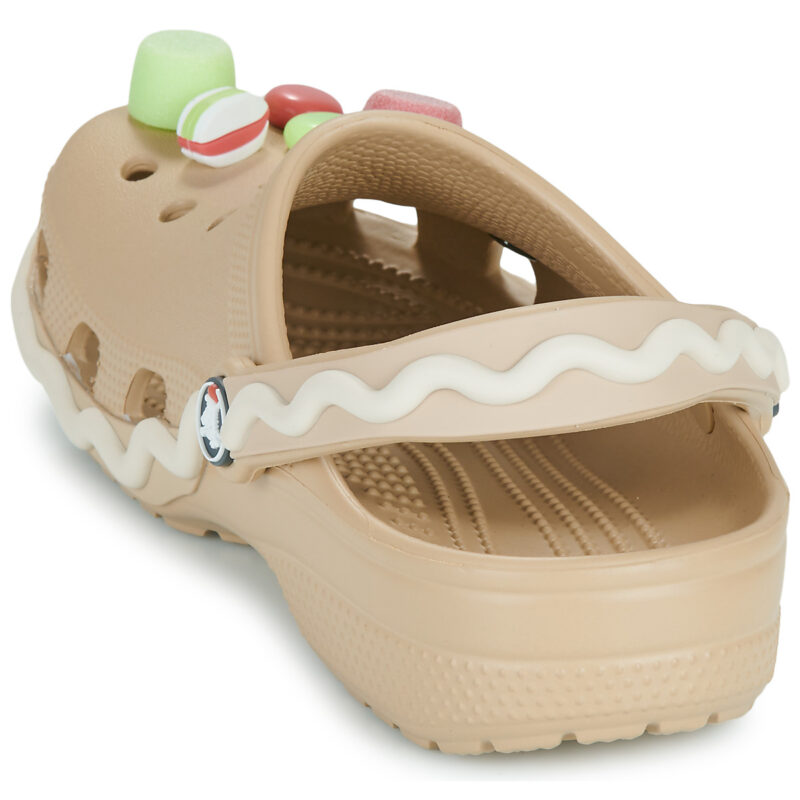 Crocs Classic Gingerbread Clog Beige Zoccoli Donna - 5