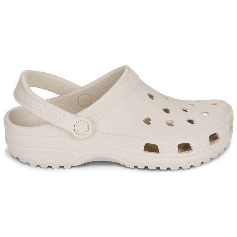 Crocs Classic Hearts Cut Out Clog Beige Zoccoli Donna - 2