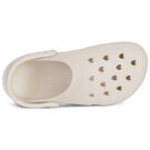 Crocs Classic Hearts Cut Out Clog Beige Zoccoli Donna - 6