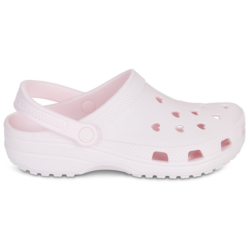 Crocs Classic Hearts Cut Out Clog Rosa Zoccoli Donna - 2