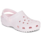 Crocs Classic Hearts Cut Out Clog Rosa Zoccoli Donna - 1