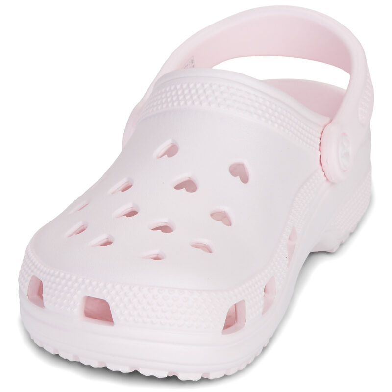 Crocs Classic Hearts Cut Out Clog Rosa Zoccoli Donna - 3