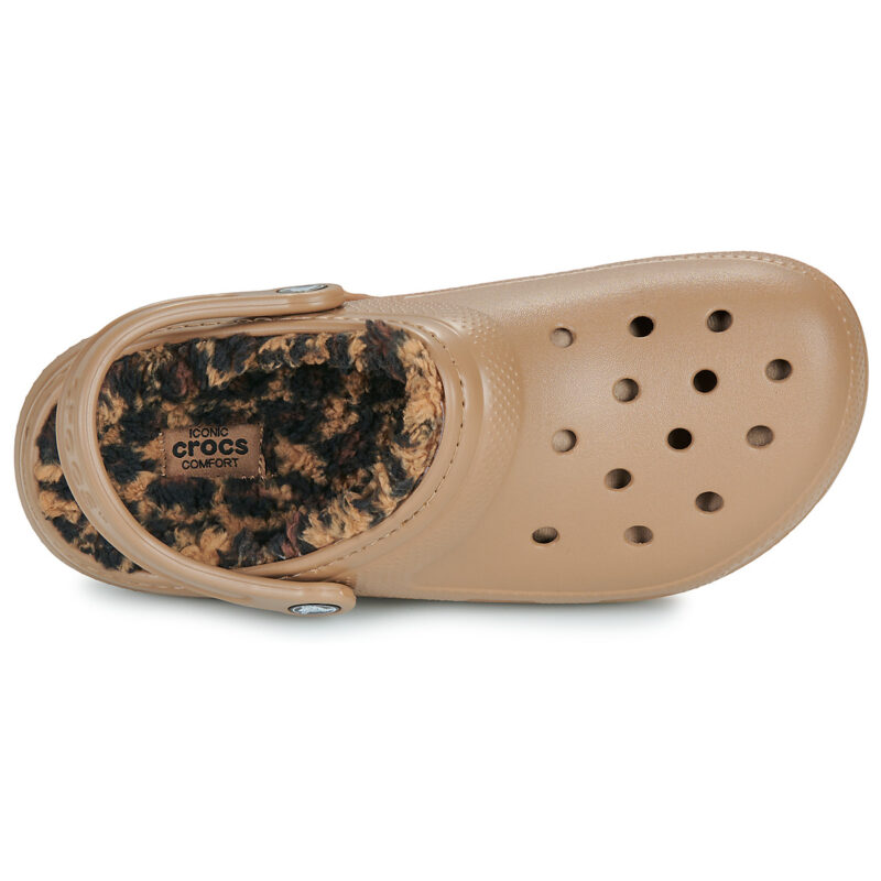 Crocs Classic Lined Animal Clog Marrone Zoccoli Donna - 6