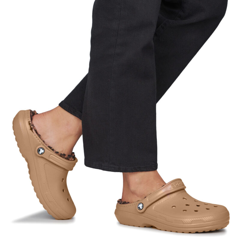 Crocs Classic Lined Animal Clog Marrone Zoccoli Donna - 8