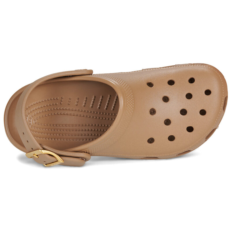 Crocs Classic Metallic Buckle Clog Marrone Zoccoli Donna - 6