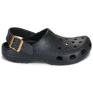 Crocs Classic Metallic Buckle Clog Nero Zoccoli Donna - 2