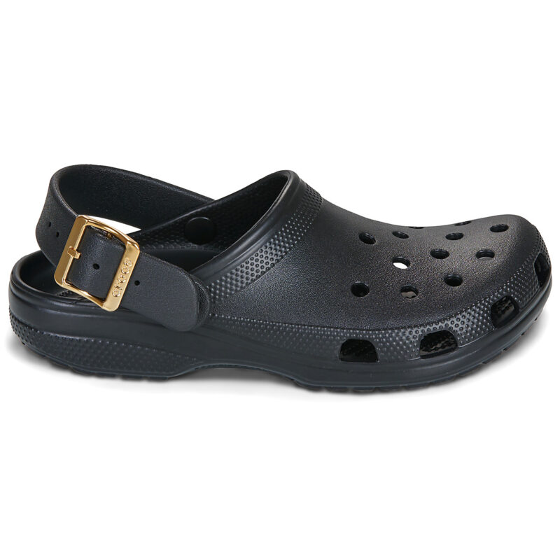 Crocs Classic Metallic Buckle Clog Nero Zoccoli Donna - 2