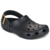 Classic Metallic Buckle Clog  Nero
