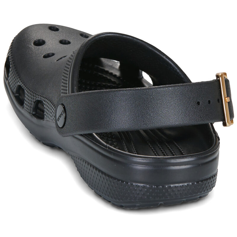 Crocs Classic Metallic Buckle Clog Nero Zoccoli Donna - 5