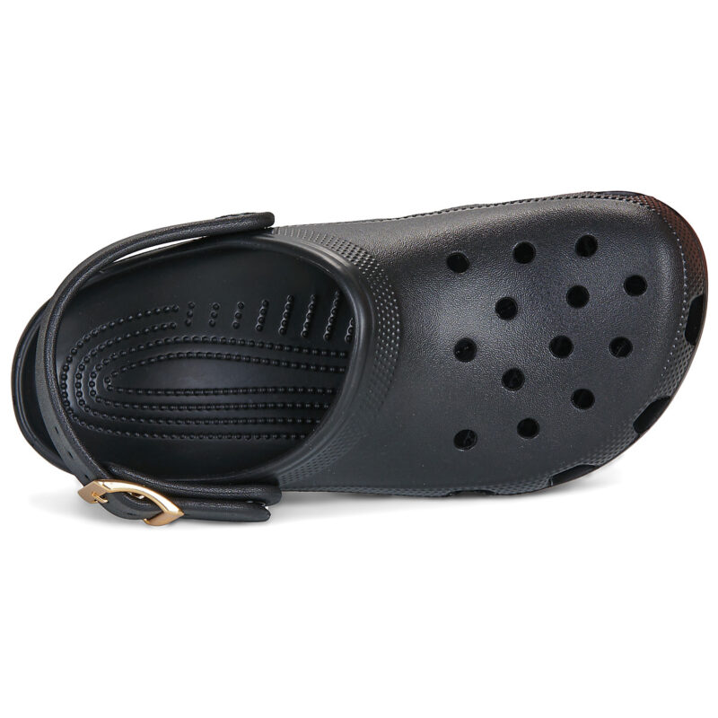 Crocs Classic Metallic Buckle Clog Nero Zoccoli Donna - 6