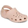 Classic Metallic Buckle Clog  Rosa