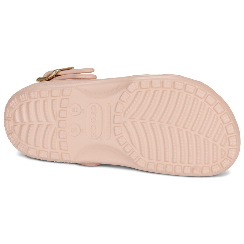 Crocs Classic Metallic Buckle Clog Rosa Zoccoli Donna - 7
