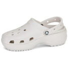 Crocs Classic Platform Clog W Beige Zoccoli Donna - 4